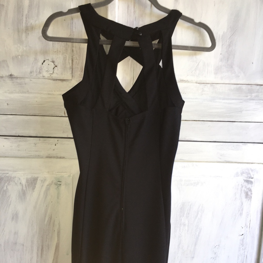 Black cocktail party dress